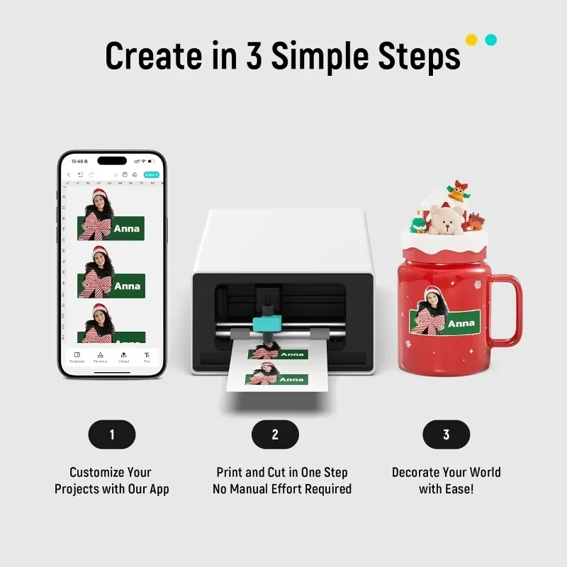 Label Printer - PixCut S1 Machine à créer des