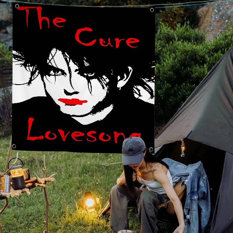 Rock T-The C-Cure, drapeau pub - Commercial Printing Company avis et prix
