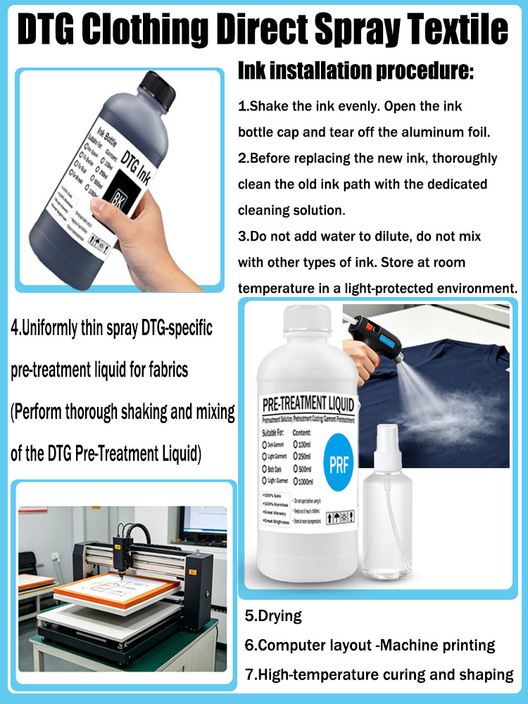 Liquide de prétraitement DTG,  - Commercial Fabric Printing Machine avis et prix