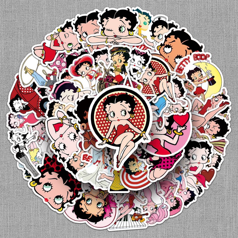 Autocollants Betty Boop 50 piè - Printer Paper avis et prix