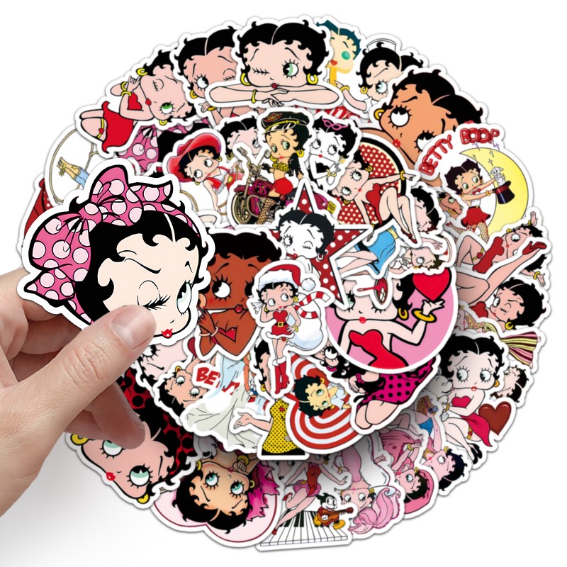 Autocollants Betty Boop 50 piè - Printer Paper avis et prix